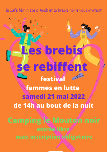 Affiche festival femmes en lutte